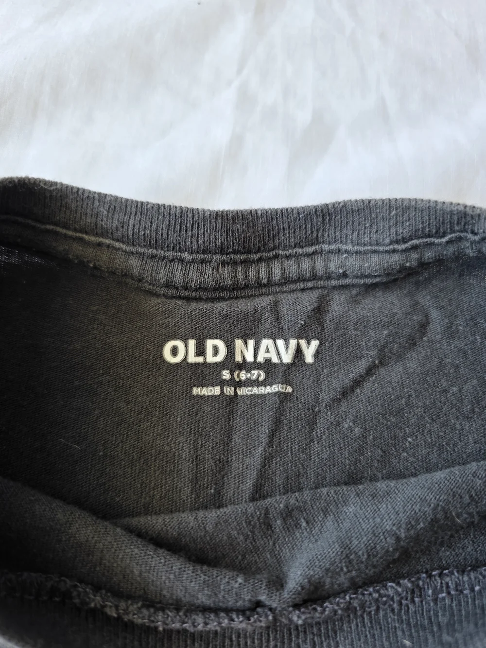 Old Navy Black Tee with Blue Venom Graphic